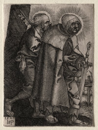 Christ and the Apostles: St. Peter and St. Paul by Hans Sebald Beham