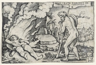Death of Hercules, 1548 by Hans Sebald Beham