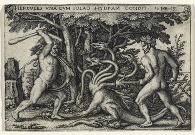 Hercules Slaying the Hydra, 1545 by Hans Sebald Beham