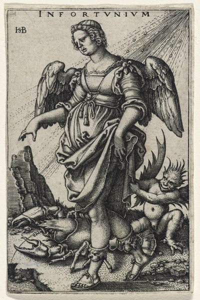 Misfortune by Hans Sebald Beham