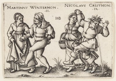 November and December by Hans Sebald Beham