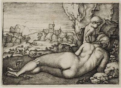 Penance of St. John Chrysostomus by Hans Sebald Beham