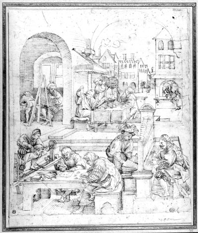 Science, Art and Commerce by Hans Sebald Beham