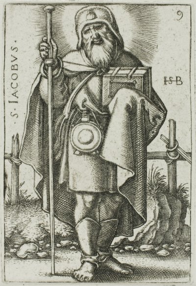 St. James Major, Plate 9 from The Twelve Apostles by Hans Sebald Beham