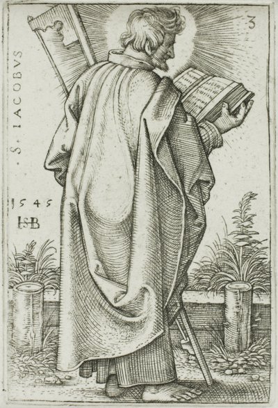 St. James Minor, plate 3 from The Twelve Apostles by Hans Sebald Beham