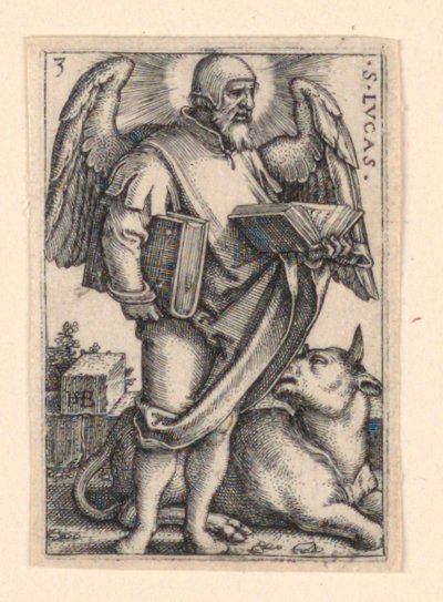 St. Luke, from The Four Evangelists by Hans Sebald Beham