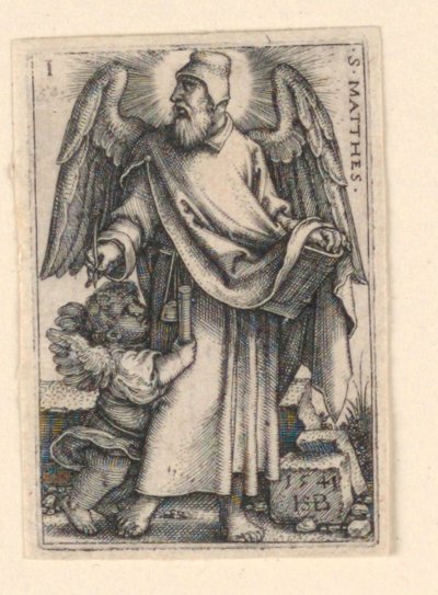 St. Matthew, from The Four Evangelists by Hans Sebald Beham