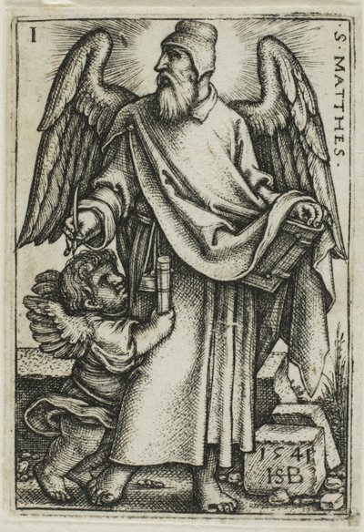 St. Matthew, from The Four Evangelists by Hans Sebald Beham