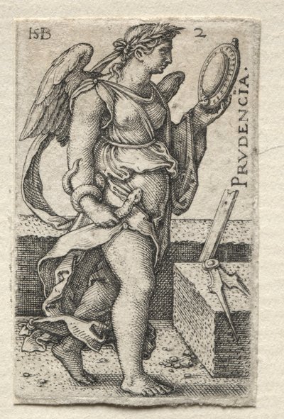The Knowledge of God and the Seven Cardinal Virtues: Prudence by Hans Sebald Beham