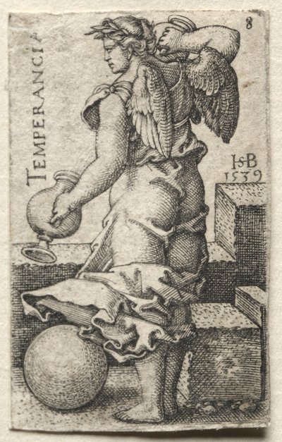 The Knowledge of God and the Seven Cardinal Virtues: Temperance by Hans Sebald Beham