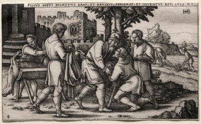 The Prodigal Son: Return of the Prodigal Son by Hans Sebald Beham
