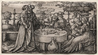 The Prodigal Son: Wasting His Fortune by Hans Sebald Beham