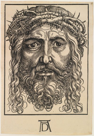 The Head of Christ Crowned with Thorns by Hans Sebald Beham