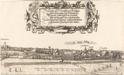 View of Nuremberg from the East (right section), 1552 by Hans Sebald Lautensack
