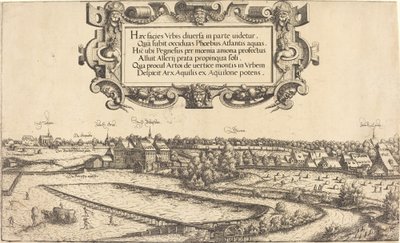 View of Nuremberg from the West (left section) by Hans Sebald Lautensack