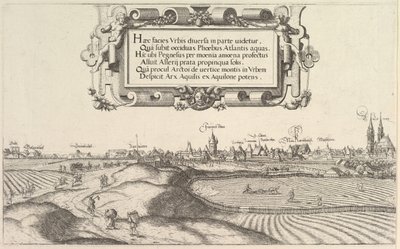 View of Nuremberg, to the East, Left Plate by Hans Sebald Lautensack