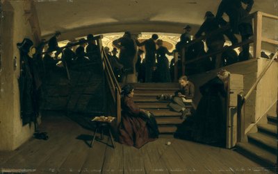 In the Gallery of the Hamburg State Theatre by Hans Speckter