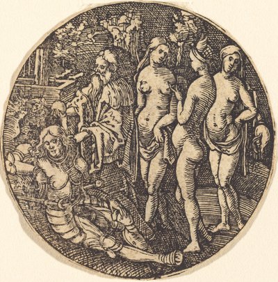 Judgment of Paris by Hans Springinklee