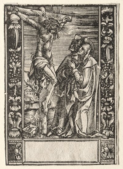 St. Mary and St. John Before the Cross by Hans Springinklee