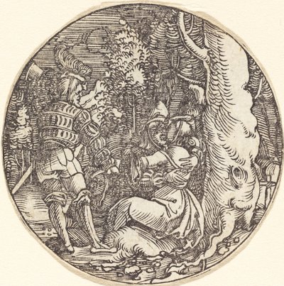 The Embrace (A Couple of Lovers by a Tree) by Hans Springinklee