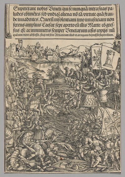 War with Venice, plate 21 from Historical Scenes from the Life of Emperor Maximilian I from the Triumphal Arch by Hans Springinklee