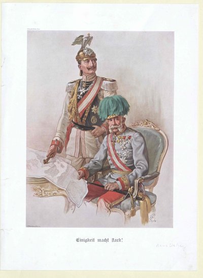 German Emperor and King of Prussia William II by Hans Stalzer