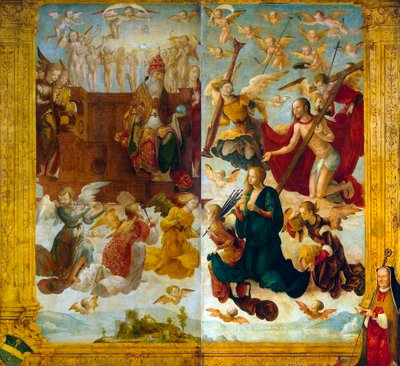Christ and Mary before God the Father by Hans Suess Kulmbach von