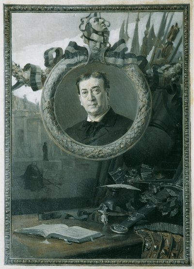 The Actor Adolf von Sonnenthal by Hans Temple