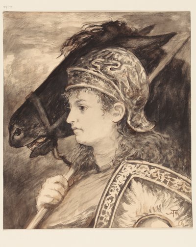 Brunhilda with Grane by Hans Thoma