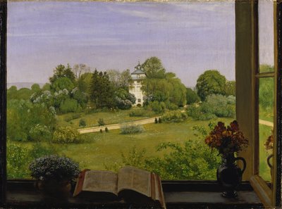 "The Wasteland" View of Holzhausenpark by Hans Thoma