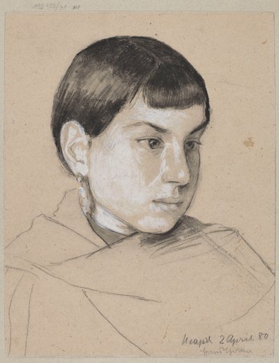 Neapolitan Girl by Hans Thoma