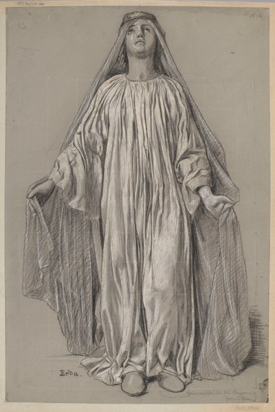 Costume Design for Erda by Hans Thoma