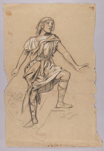 Costume Design for Siegfried by Hans Thoma