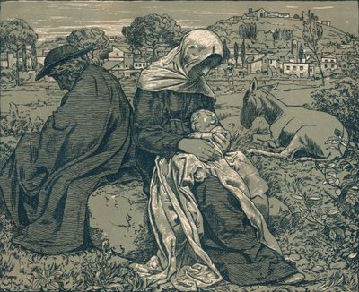 Rest During the Flight into Egypt by Hans Thoma