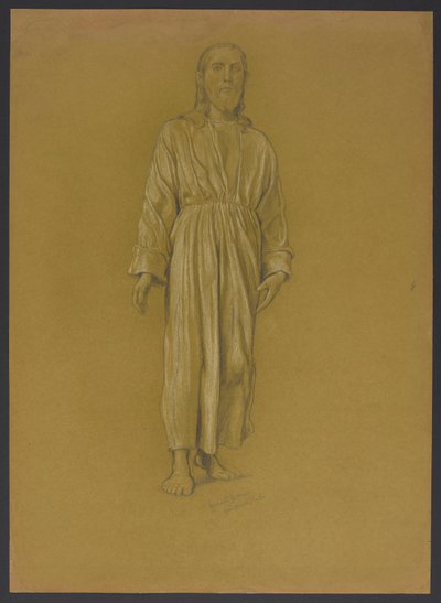 Study of the Figure of Christ by Hans Thoma