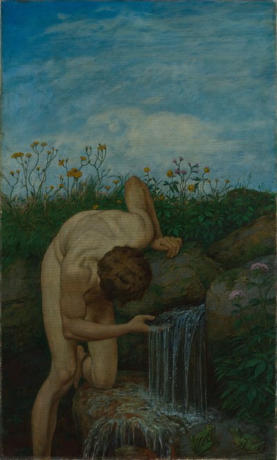 Triptych: The Source by Hans Thoma