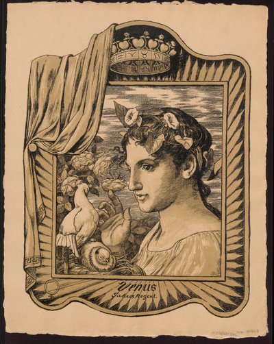 Venus as Ruler of the Year. Projects for the Perpetual Calendar in Pictures, Part II by Hans Thoma