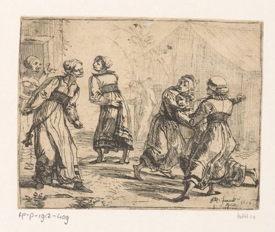 Quarreling Women by Hans Ulrich Frank