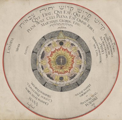 Illustration from the Book Amphitheatrum Sapientiae Aeternae by H. Khunrath by Hans Vredeman de Vries