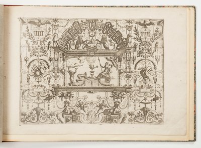 Plate, from Grotesque: in Various Manners by Hans Vredeman de Vries