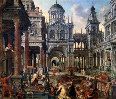 The Queen of Sheba before Solomon, 1601 by Hans Vredeman de Vries