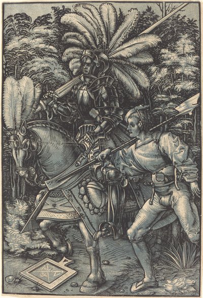 Knight and the Servant by Hans Wechtlin I