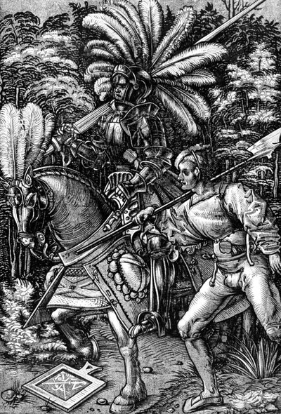 Knight and Squire by Hans Wechtlin the Elder