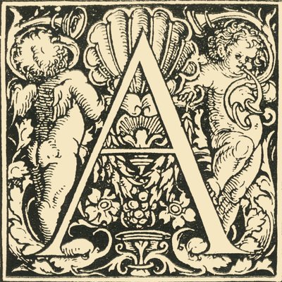 A - An Alphabet by Hans Weiditz by Hans Weiditz