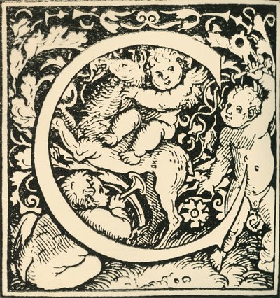C - An Alphabet by Hans Weiditz by Hans Weiditz