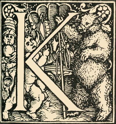 K - An Alphabet by Hans Weiditz by Hans Weiditz