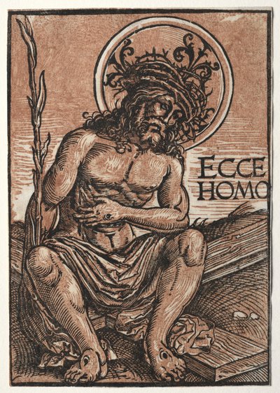 Man of Sorrows Seated on the Cross, c. 1522 by Hans Weiditz