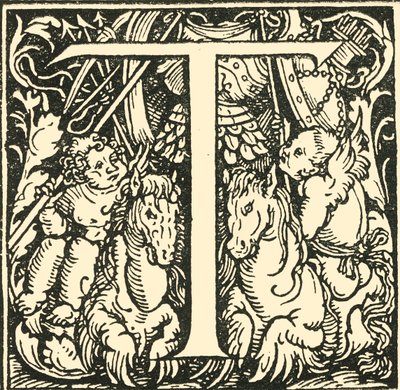 T - An Alphabet by Hans Weiditz by Hans Weiditz