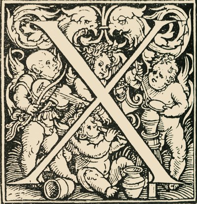 X - An Alphabet by Hans Weiditz by Hans Weiditz