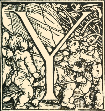 Y - An Alphabet by Hans Weiditz by Hans Weiditz